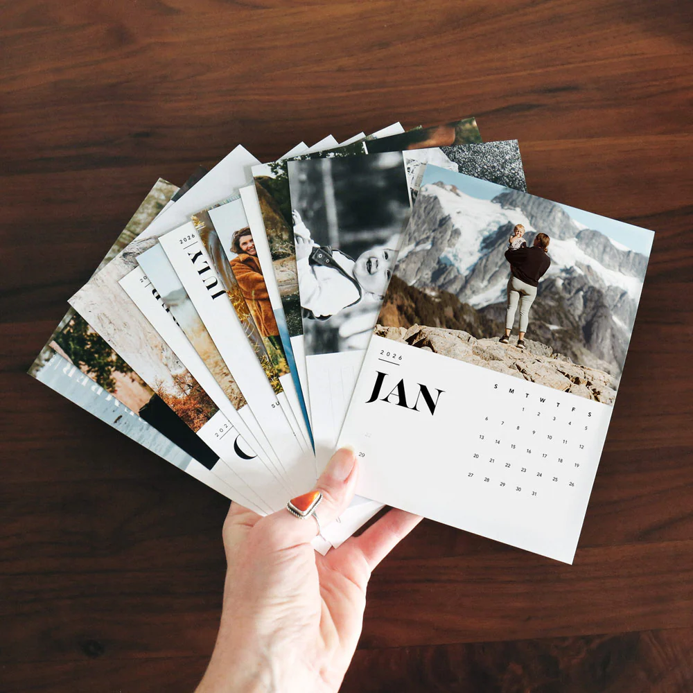 Monthly Calendar with Brass Stand - Image 13